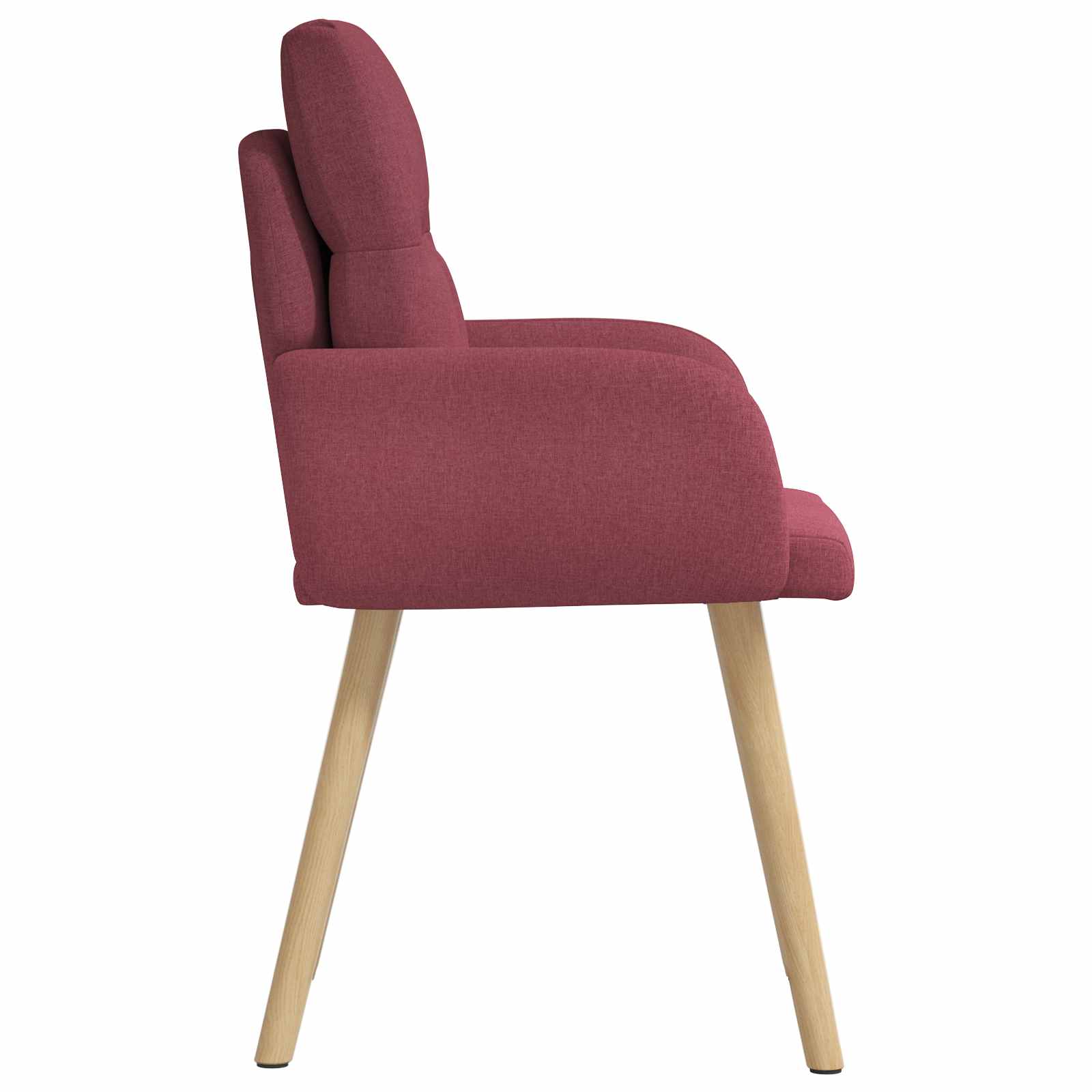 Eettafelstoelen 4 pcs Stof Wijnrood 60 x 56 x 96 cm is nu te koop bij PeponiXL, paradijselijk wonen!