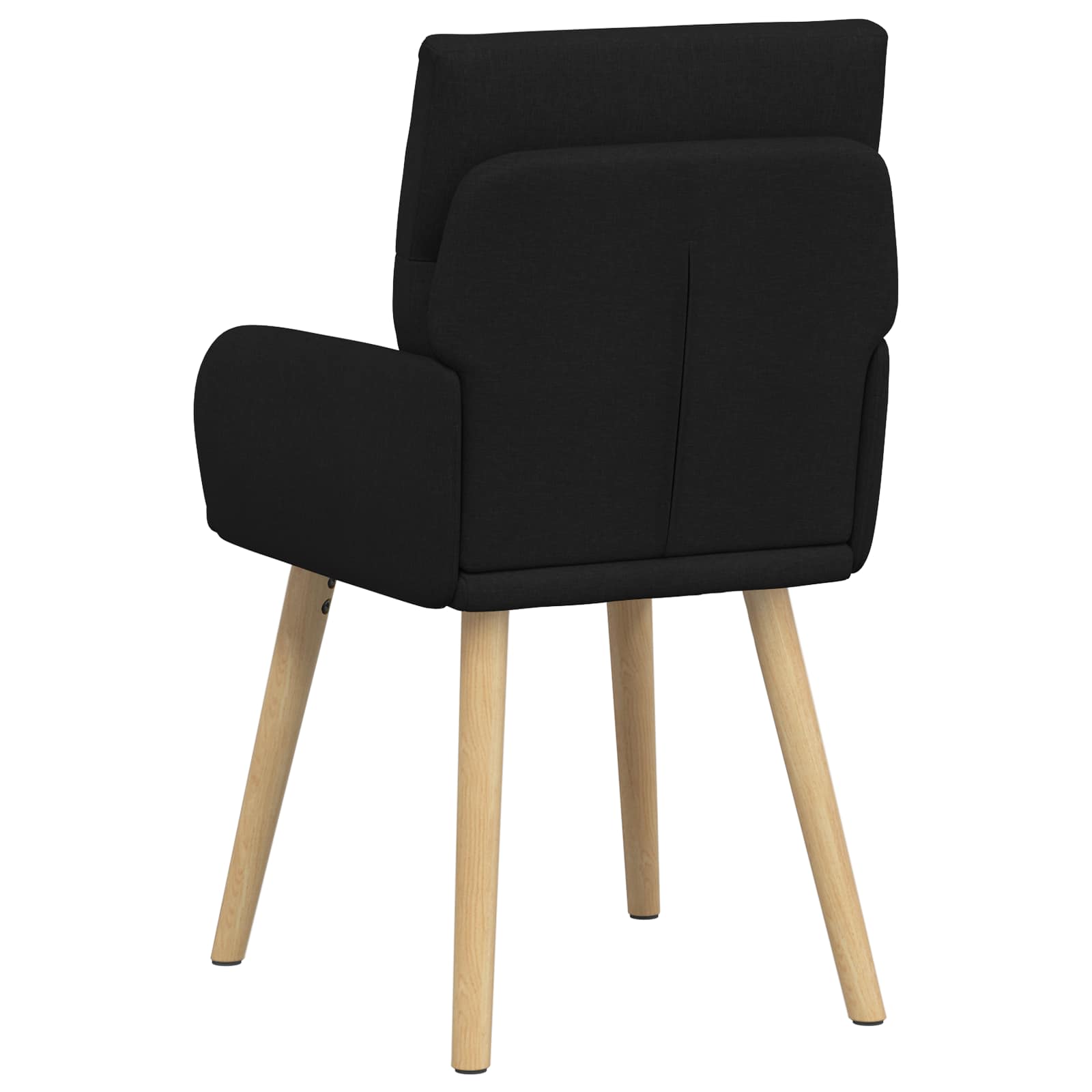 Eettafelstoelen 6 pcs Stof Zwart 60 x 56 x 96 cm is nu te koop bij PeponiXL, paradijselijk wonen!