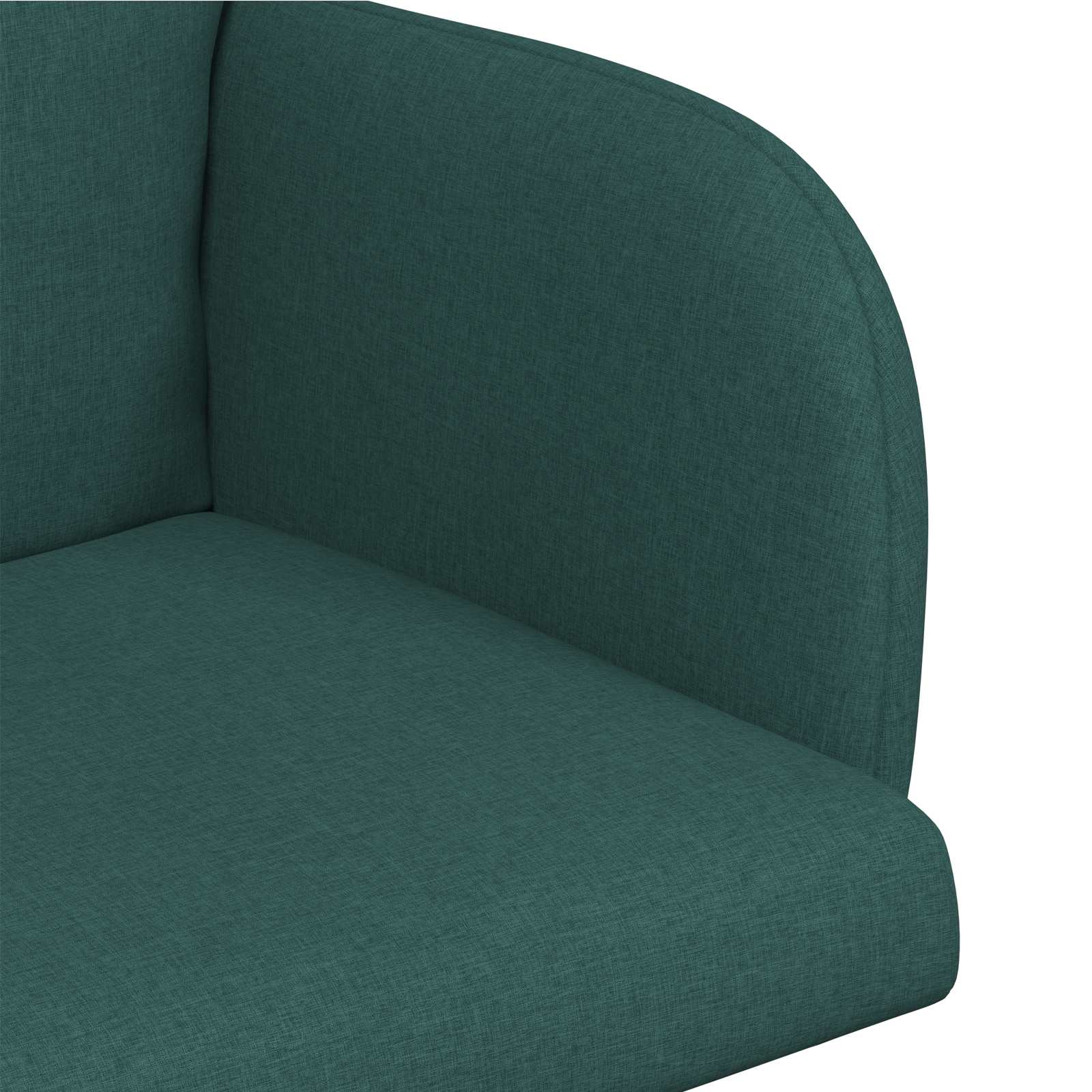 Eettafelstoelen 6 pcs Stof Donkergroen 60 x 56 x 96 cm is nu te koop bij PeponiXL, paradijselijk wonen!