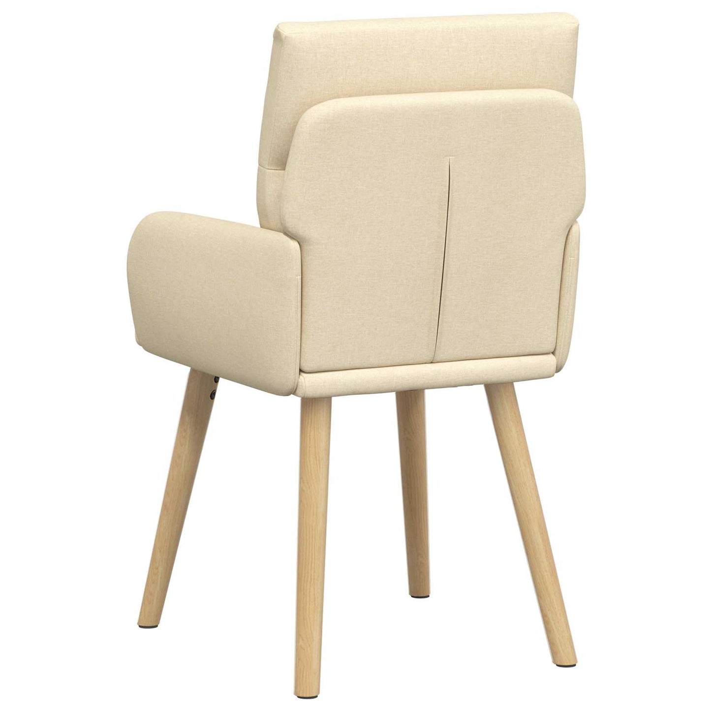 Eettafelstoelen 6 pcs Stof Crèmekleurig 60 x 56 x 96 cm is nu te koop bij PeponiXL, paradijselijk wonen!