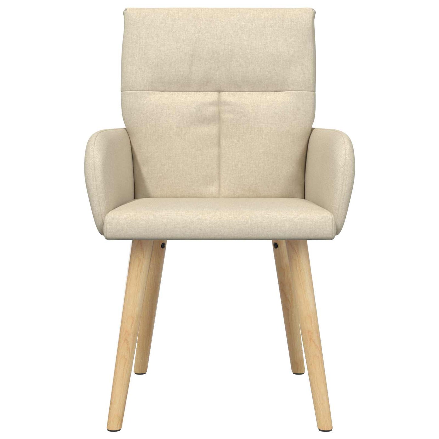 Eettafelstoelen 6 pcs Stof Crèmekleurig 60 x 56 x 96 cm is nu te koop bij PeponiXL, paradijselijk wonen!
