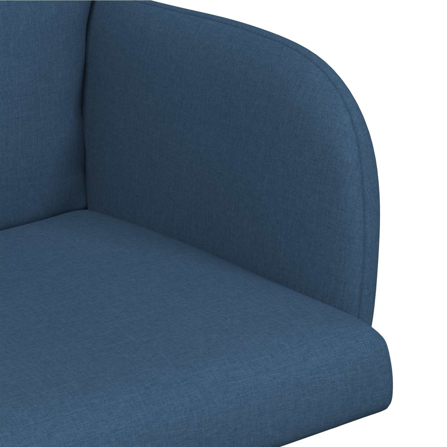 Eettafelstoelen 6 pcs Stof Blauw 60 x 56 x 96 cm is nu te koop bij PeponiXL, paradijselijk wonen!