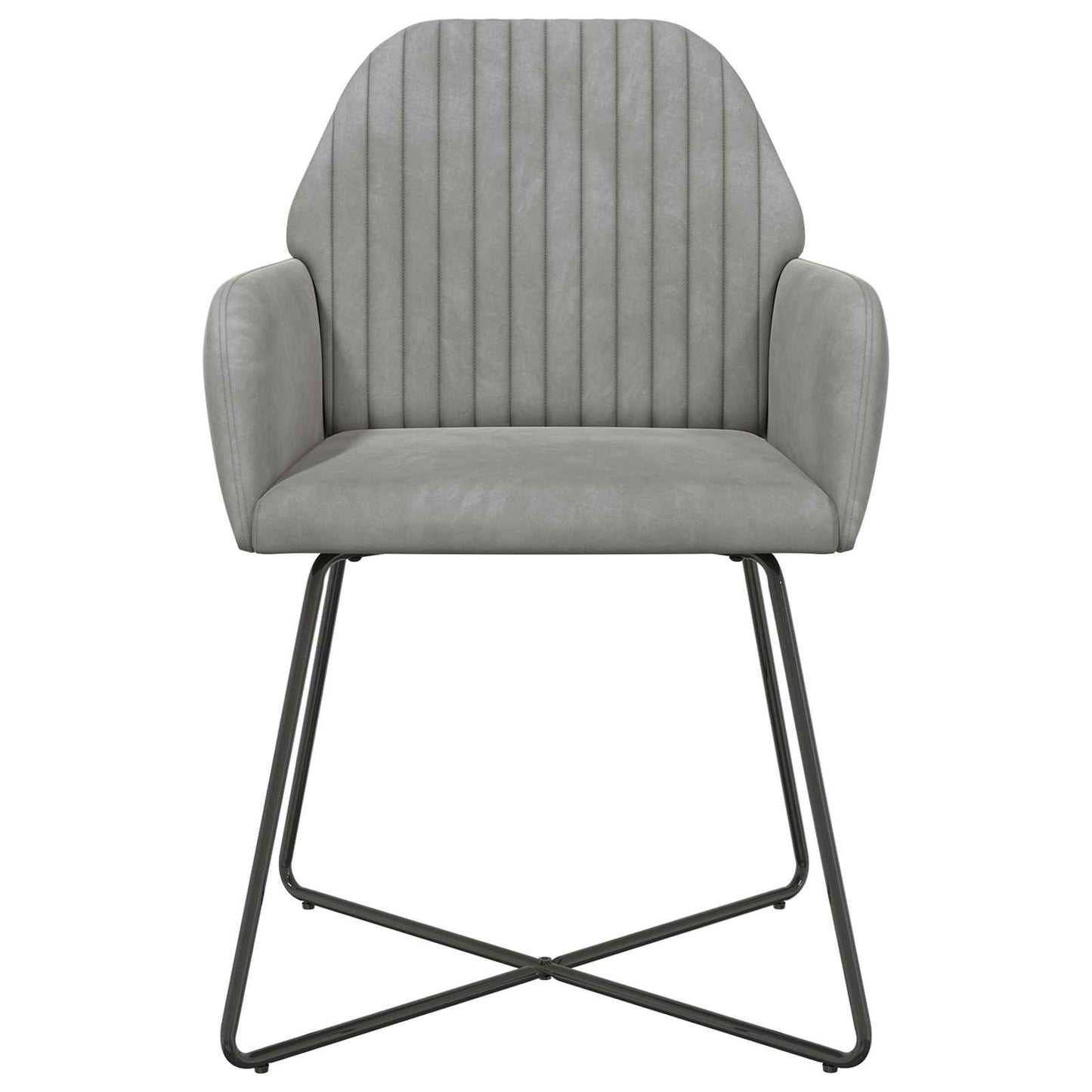 Eettafelstoelen 4 pcs fluweel Lichtgrijs 55 x 50 x 84 cm is nu te koop bij PeponiXL, paradijselijk wonen!