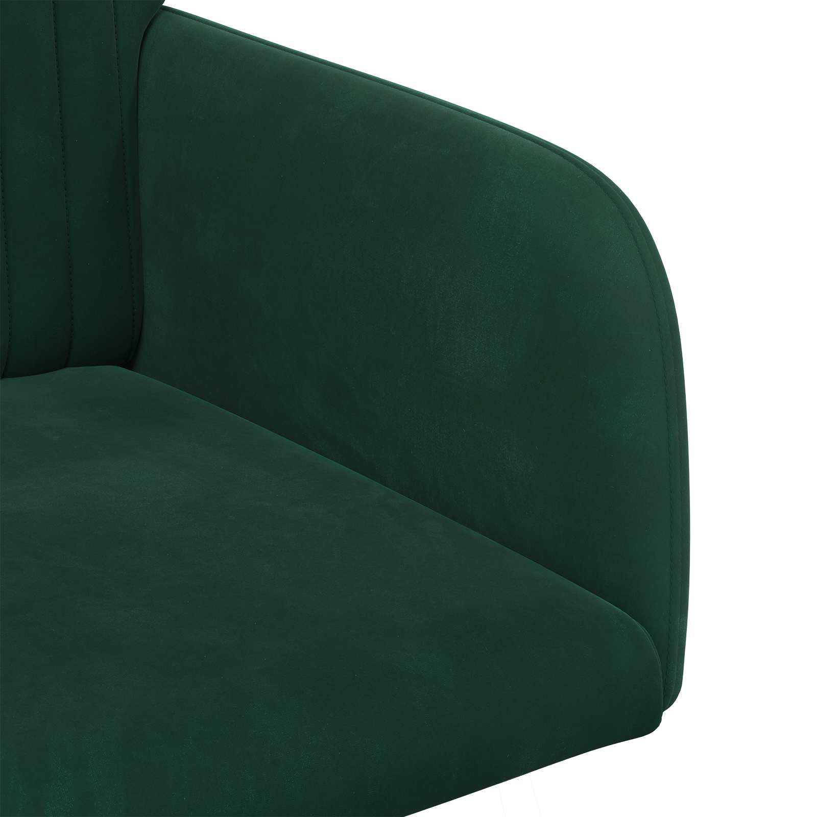 Eettafelstoelen 4 pcs fluweel Donkergroen 55 x 50 x 84 cm is nu te koop bij PeponiXL, paradijselijk wonen!