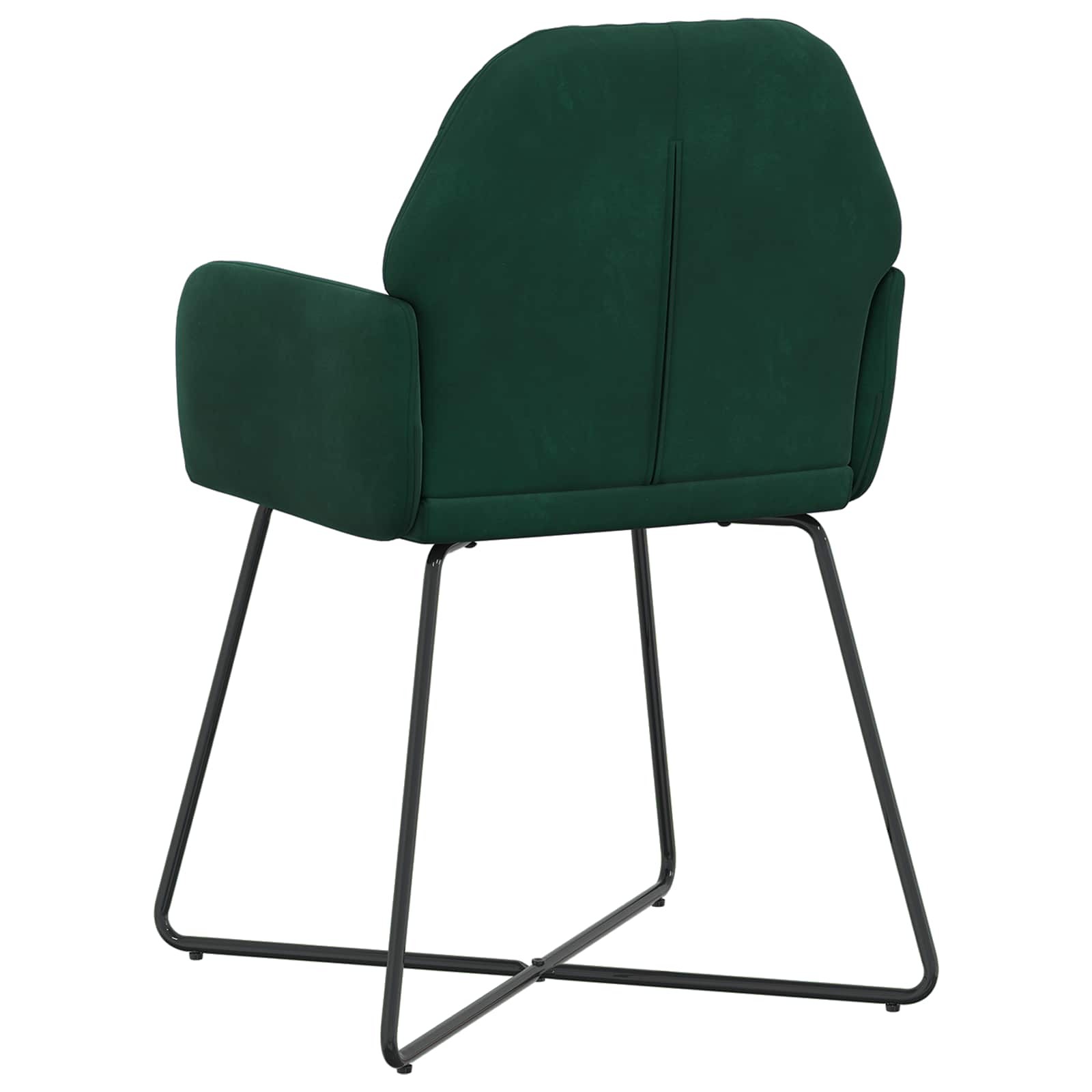 Eettafelstoelen 4 pcs fluweel Donkergroen 55 x 50 x 84 cm is nu te koop bij PeponiXL, paradijselijk wonen!