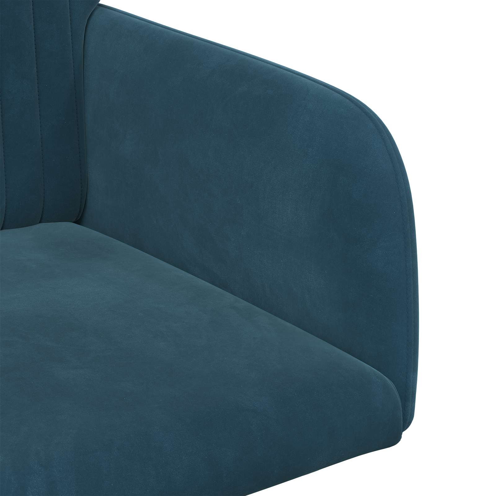 Eettafelstoelen 4 pcs fluweel Blauw 55 x 50 x 84 cm is nu te koop bij PeponiXL, paradijselijk wonen!