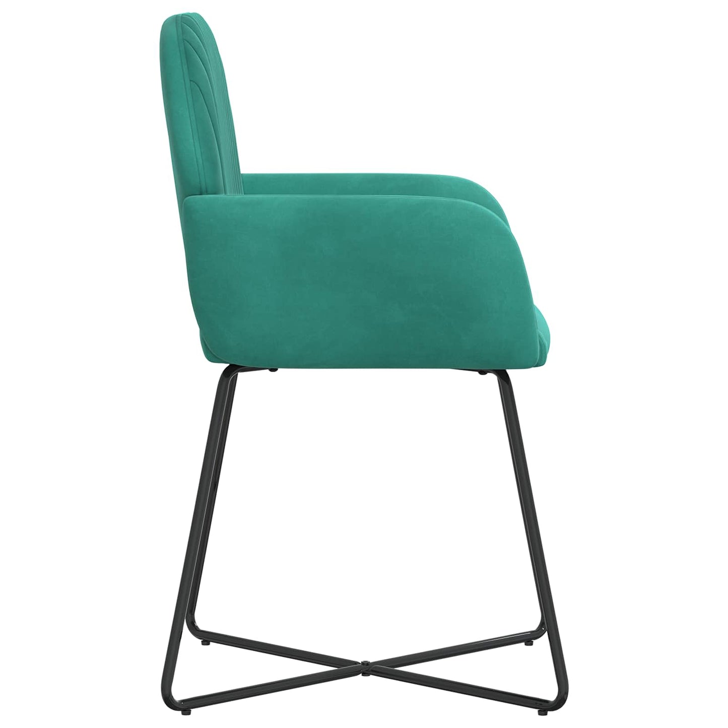 Eettafelstoelen 4 pcs fluweel Turquoise 55 x 50 x 84 cm is nu te koop bij PeponiXL, paradijselijk wonen!