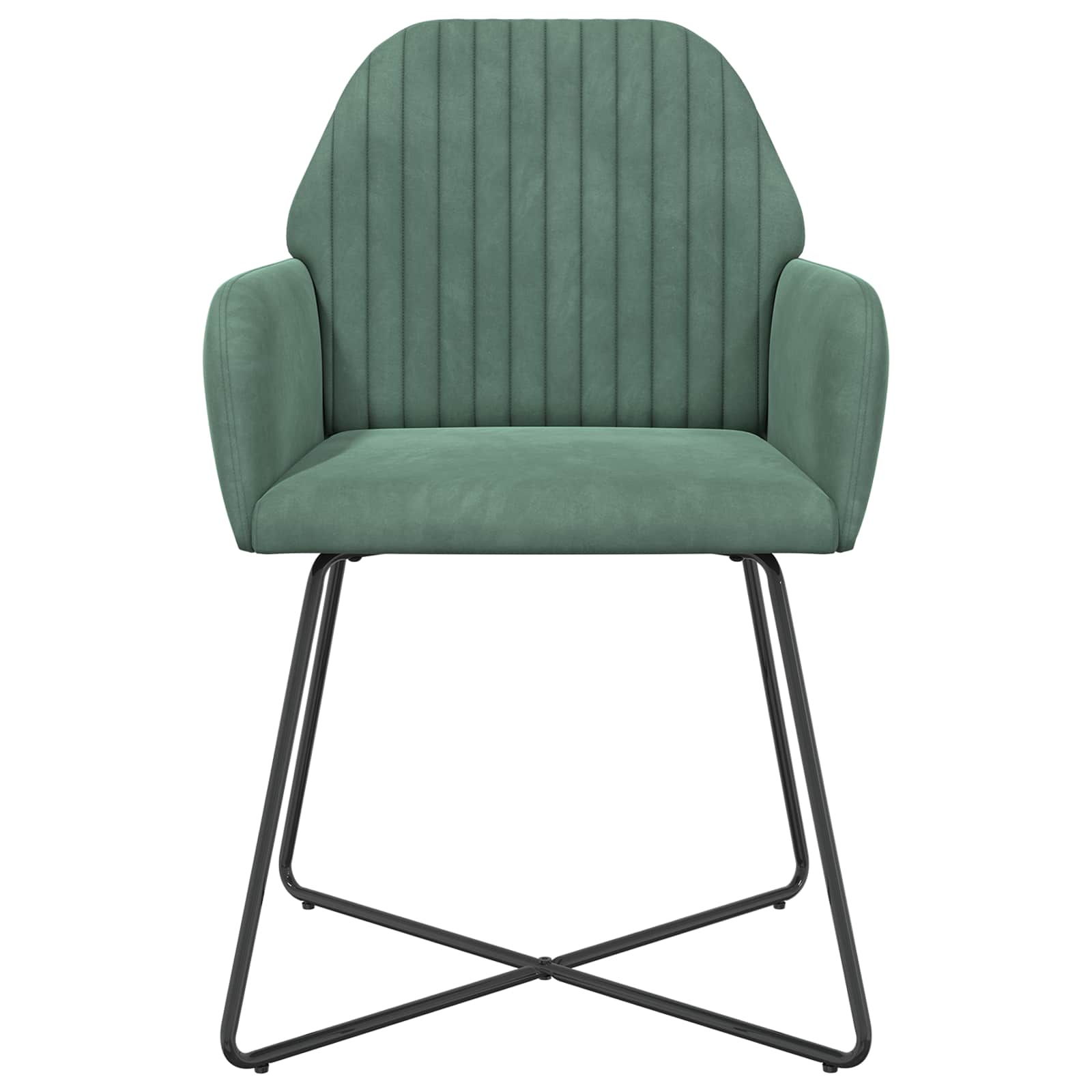 Eettafelstoelen 4 pcs fluweel Zeegroen 55 x 50 x 84 cm is nu te koop bij PeponiXL, paradijselijk wonen!