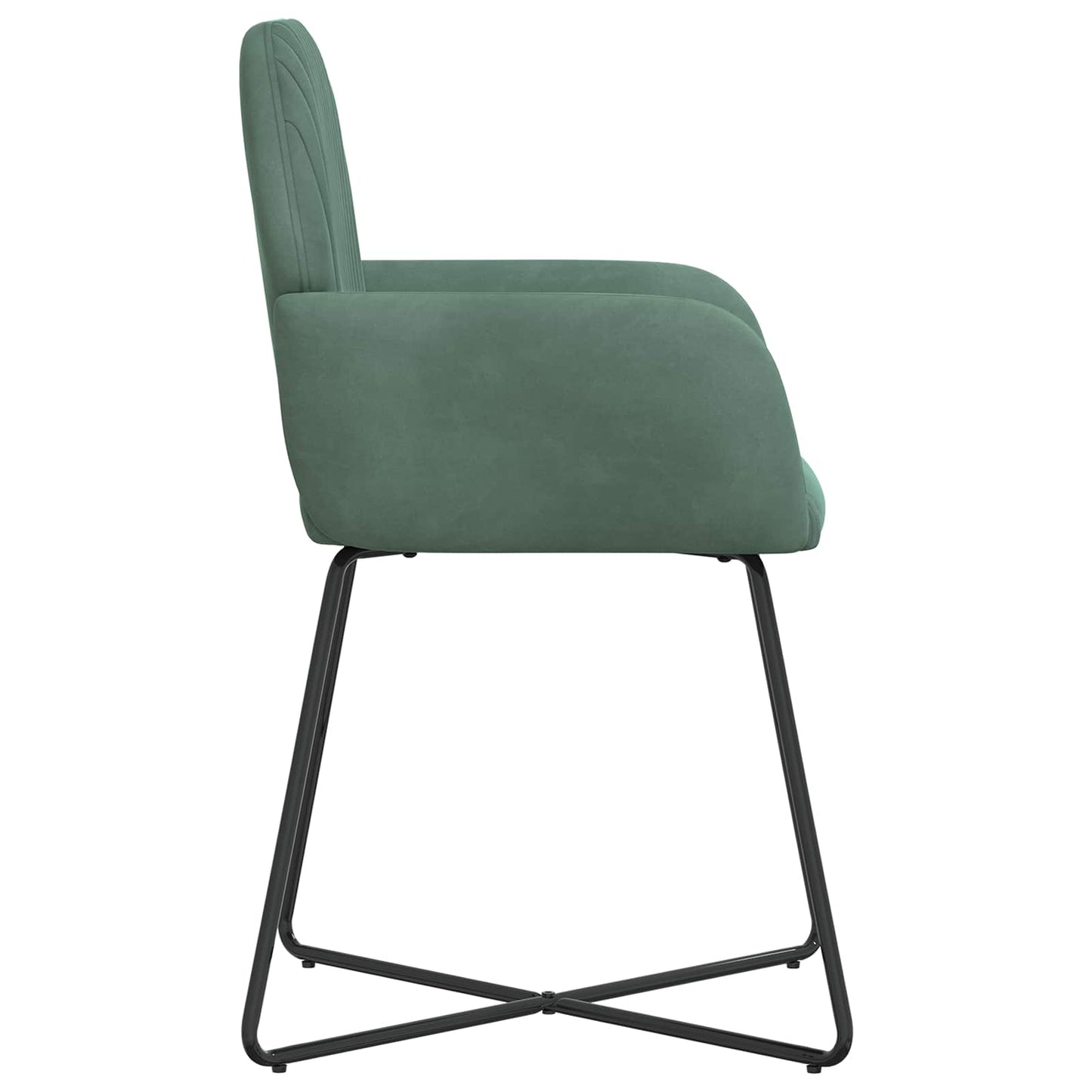 Eettafelstoelen 4 pcs fluweel Zeegroen 55 x 50 x 84 cm is nu te koop bij PeponiXL, paradijselijk wonen!