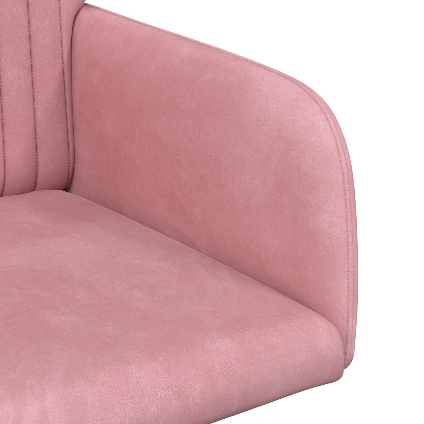 Eettafelstoelen 6 pcs fluweel Roze 55 x 50 x 84 cm is nu te koop bij PeponiXL, paradijselijk wonen!