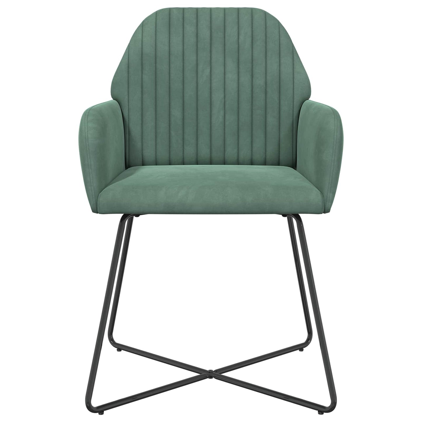 Eettafelstoelen 6 pcs fluweel Zeegroen 55 x 50 x 84 cm is nu te koop bij PeponiXL, paradijselijk wonen!