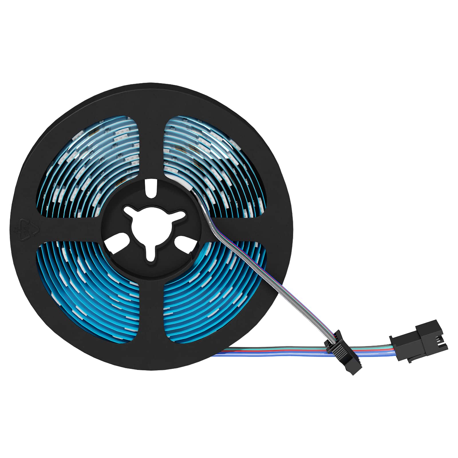 LED-strip 2 pcs Zwart en transparant 2500 mm Koper en kunststof is nu te koop bij PeponiXL, paradijselijk wonen!