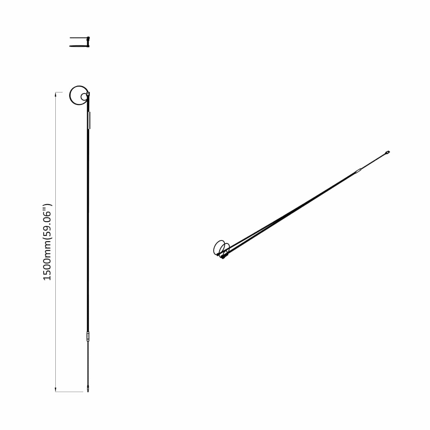 LED-strip 2 pcs Zwart en Multikleur 1745 mm Koper en kunststof is nu te koop bij PeponiXL, paradijselijk wonen!