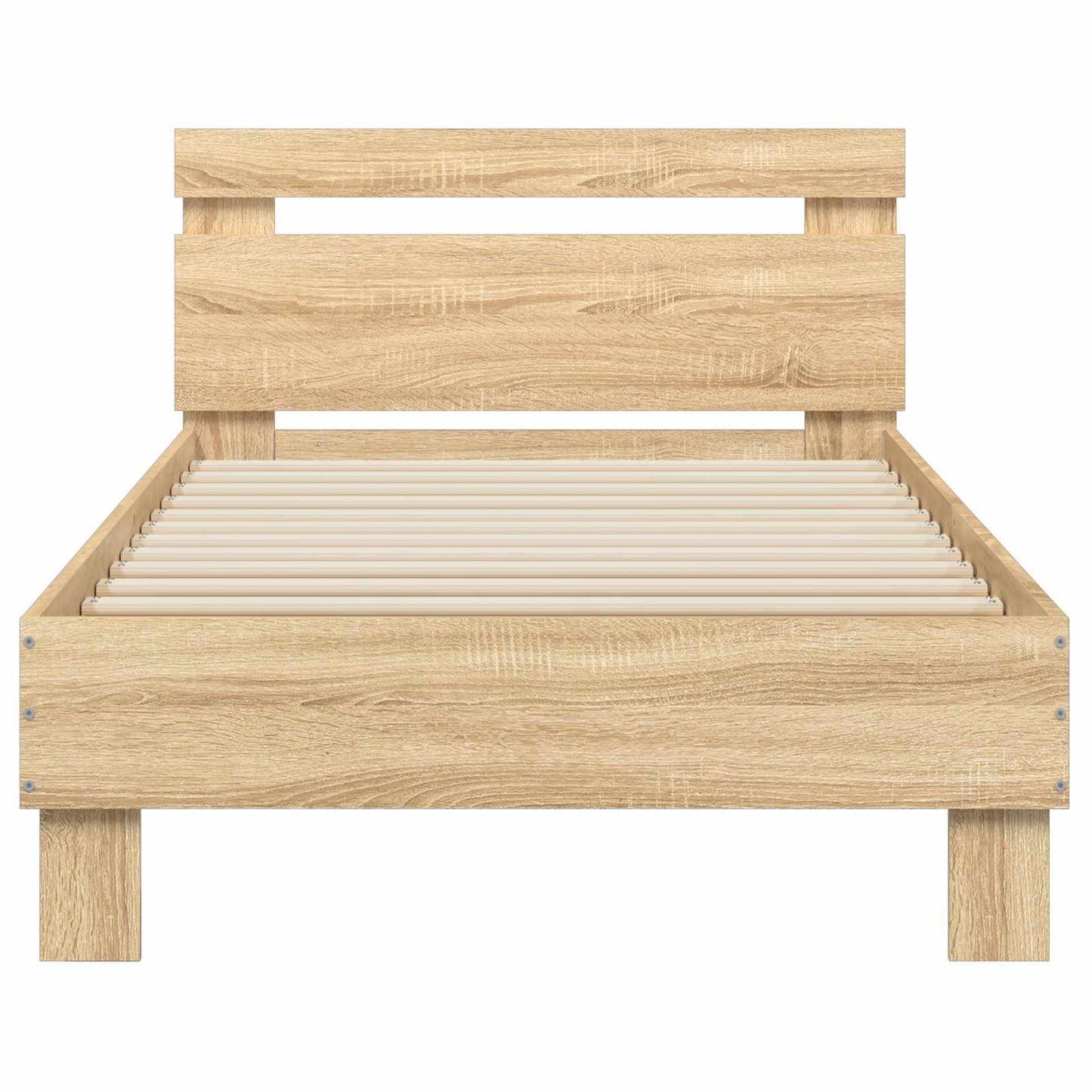 Bedframe Sonoma Eiken Bewerkt hout
