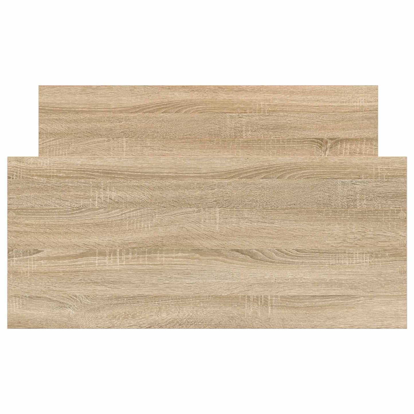 Bedframe met hoofdeinde Sonoma Eiken Bewerkt hout