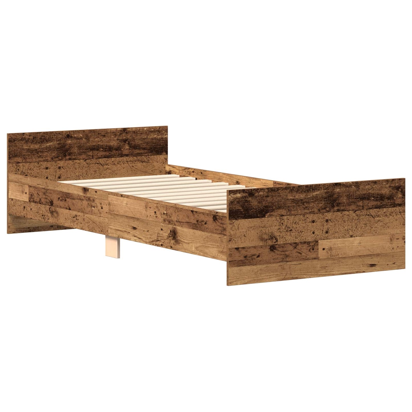 Bedframe met hoofdeinde Oud hout Bewerkt hout