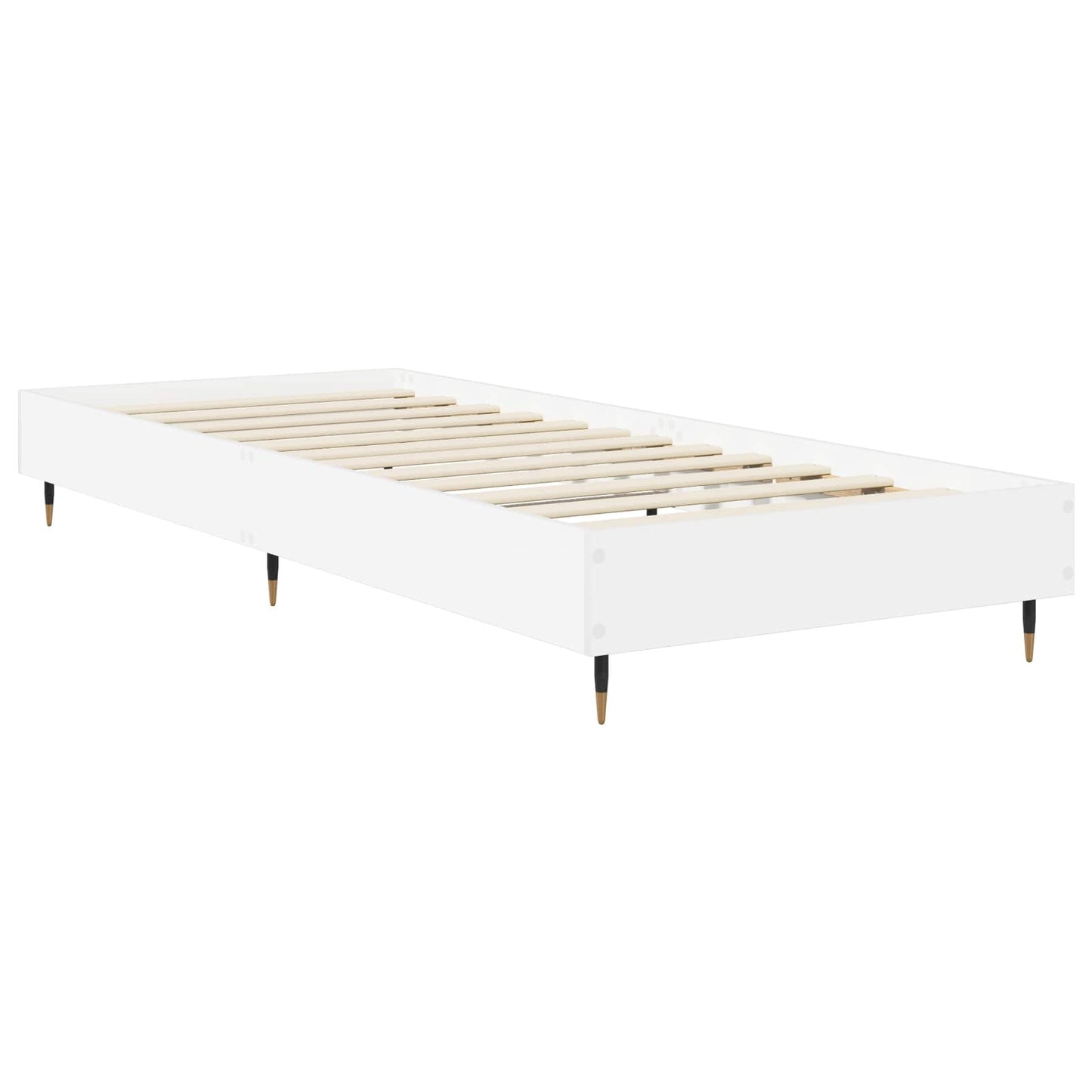 Bedframe Wit 80 x 200 cm Bewerkt hout is nu te koop bij PeponiXL, paradijselijk wonen!