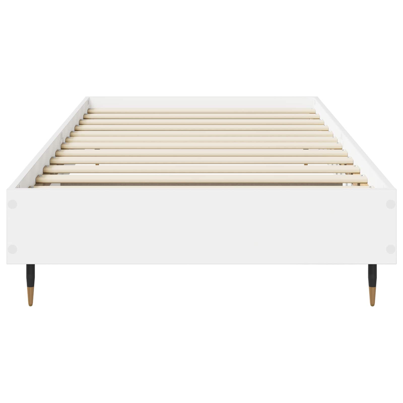 Bedframe Wit 80 x 200 cm Bewerkt hout is nu te koop bij PeponiXL, paradijselijk wonen!