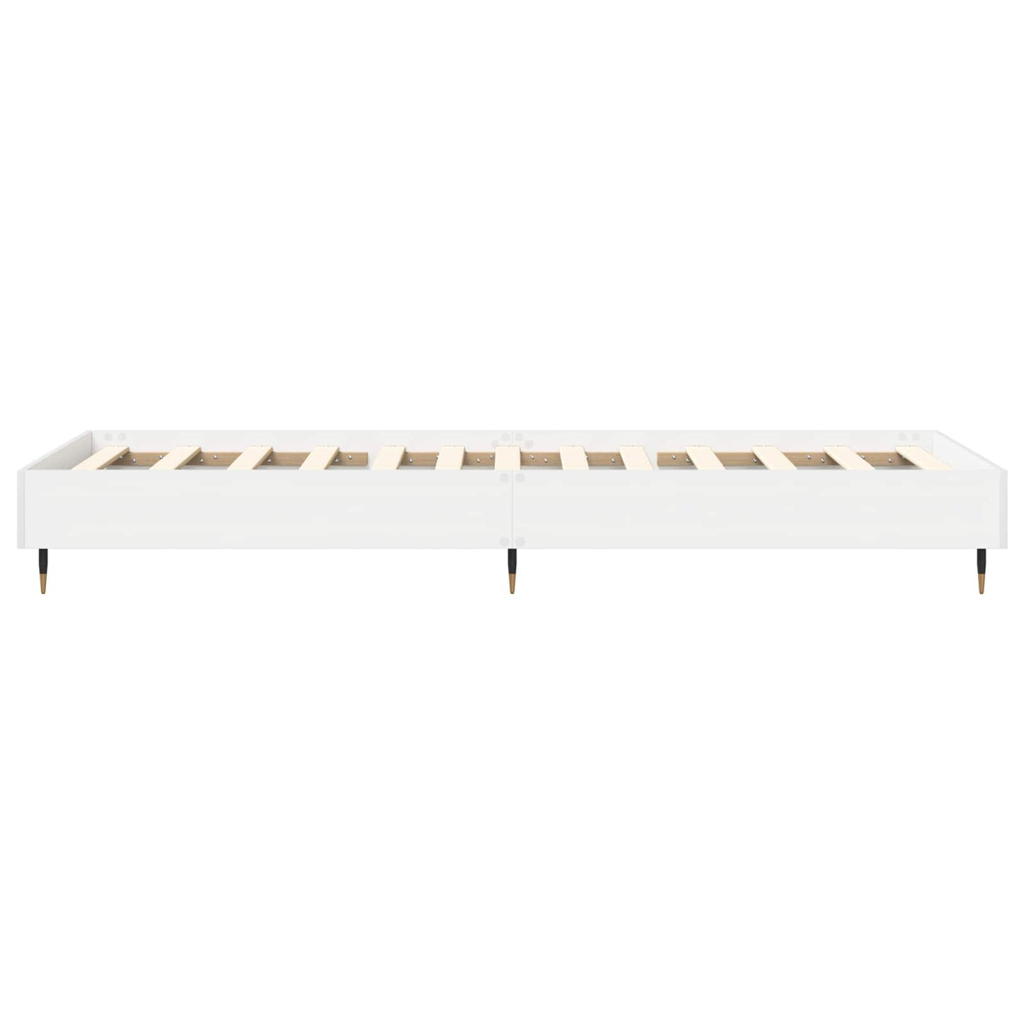 Bedframe Wit 80 x 200 cm Bewerkt hout is nu te koop bij PeponiXL, paradijselijk wonen!