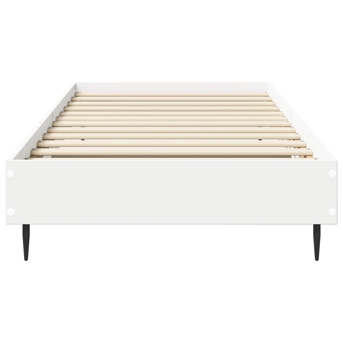 Bedframe Wit 80 x 200 cm Bewerkt hout is nu te koop bij PeponiXL, paradijselijk wonen!