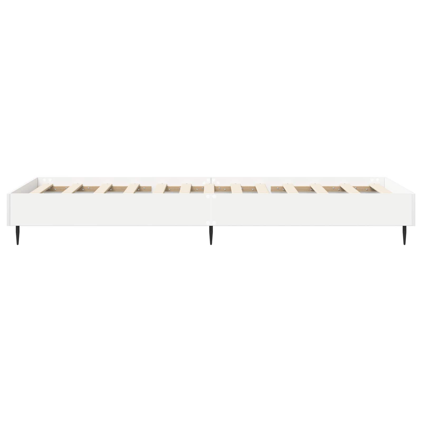 Bedframe Wit 80 x 200 cm Bewerkt hout is nu te koop bij PeponiXL, paradijselijk wonen!