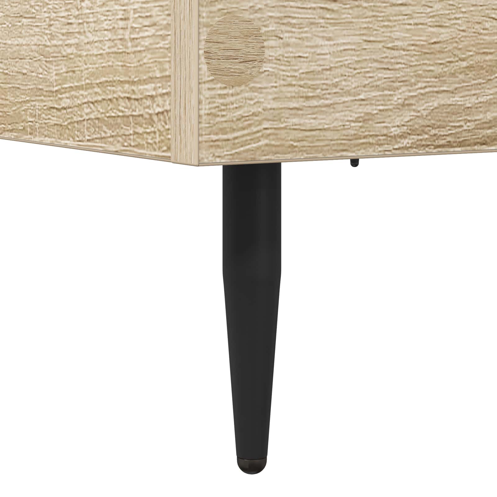Bedframe Sonoma Eiken 80 x 200 cm Bewerkt hout is nu te koop bij PeponiXL, paradijselijk wonen!