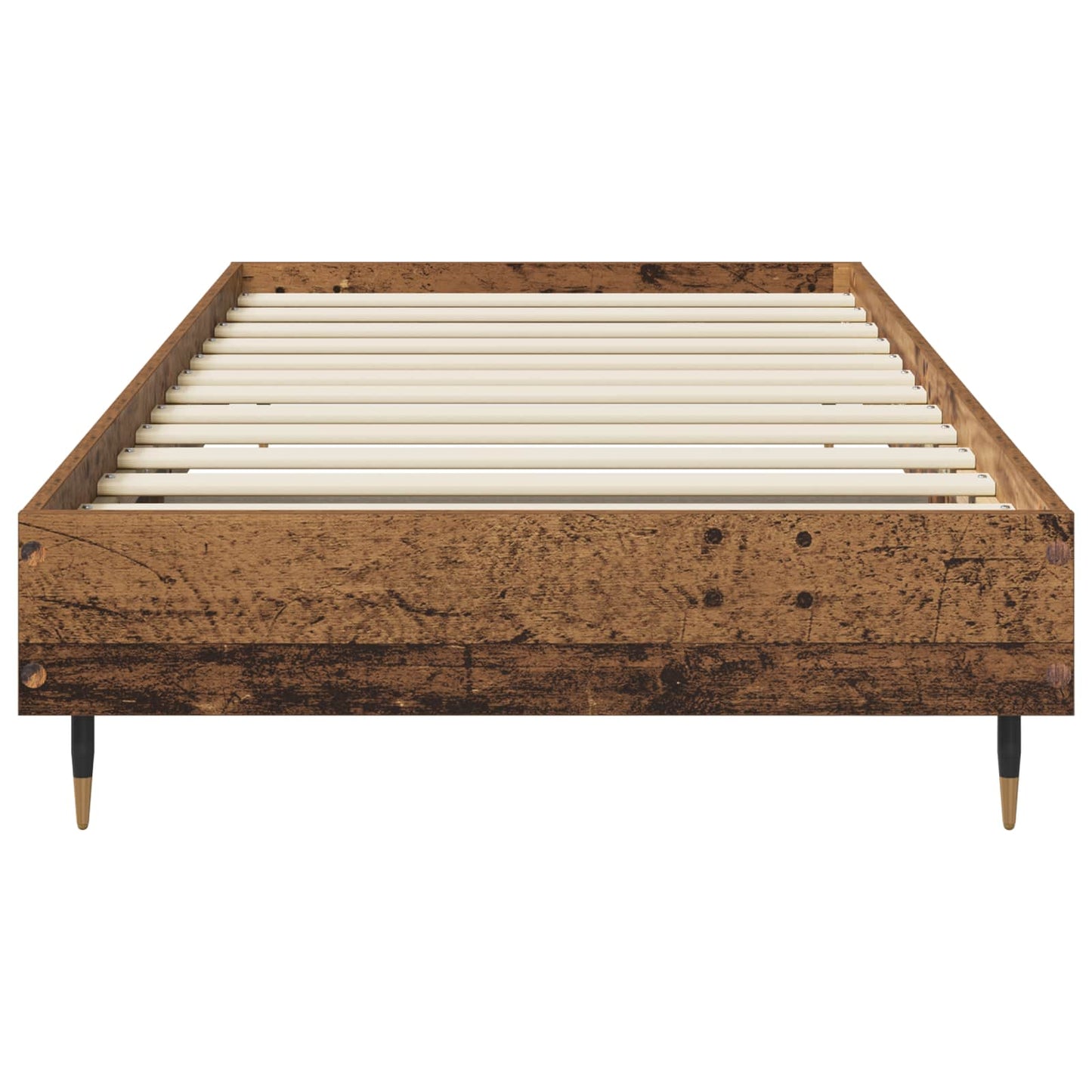 Bedframe Oud hout 80 x 200 cm Bewerkt hout is nu te koop bij PeponiXL, paradijselijk wonen!