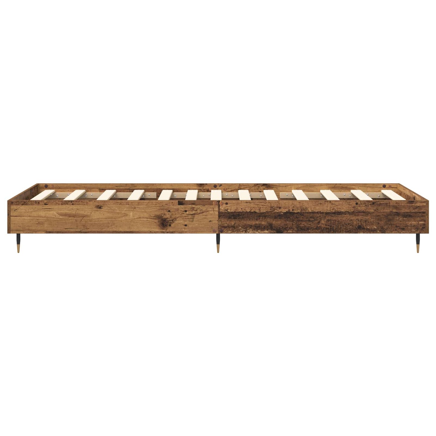 Bedframe Oud hout 80 x 200 cm Bewerkt hout is nu te koop bij PeponiXL, paradijselijk wonen!