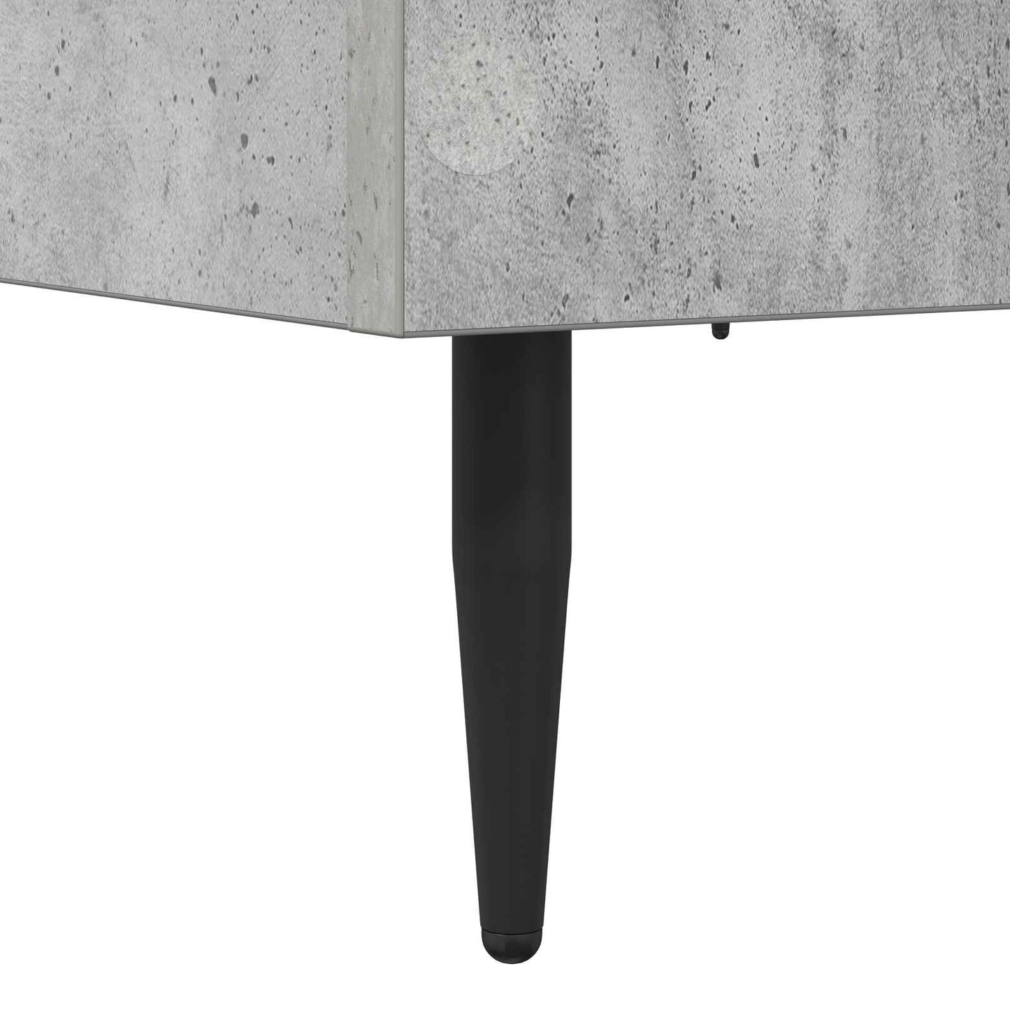 Bedframe Betongrijs 80 x 200 cm Bewerkt hout is nu te koop bij PeponiXL, paradijselijk wonen!