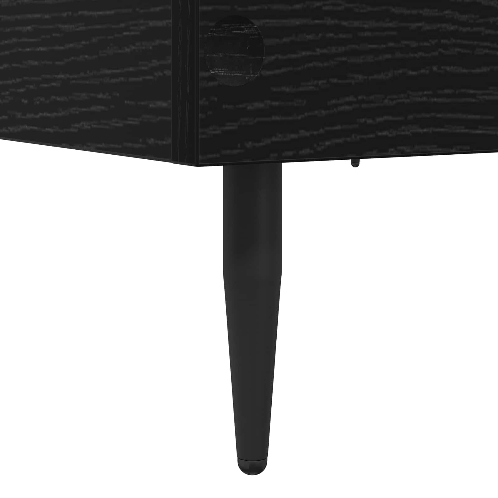 Bedframe Zwart eiken 80 x 200 cm Bewerkt hout is nu te koop bij PeponiXL, paradijselijk wonen!