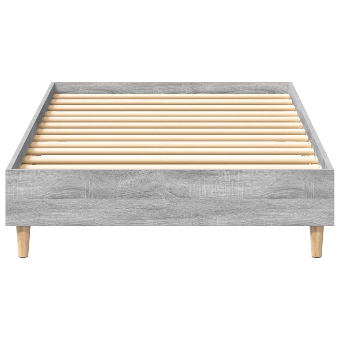 Bedframe Grijs Sonoma Bewerkt hout