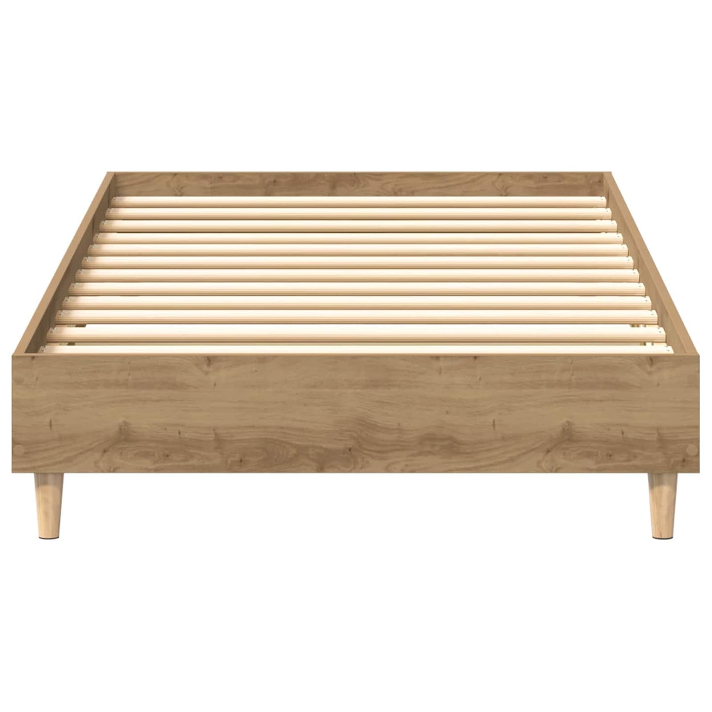 Bedframe Artisanaal eiken Bewerkt hout