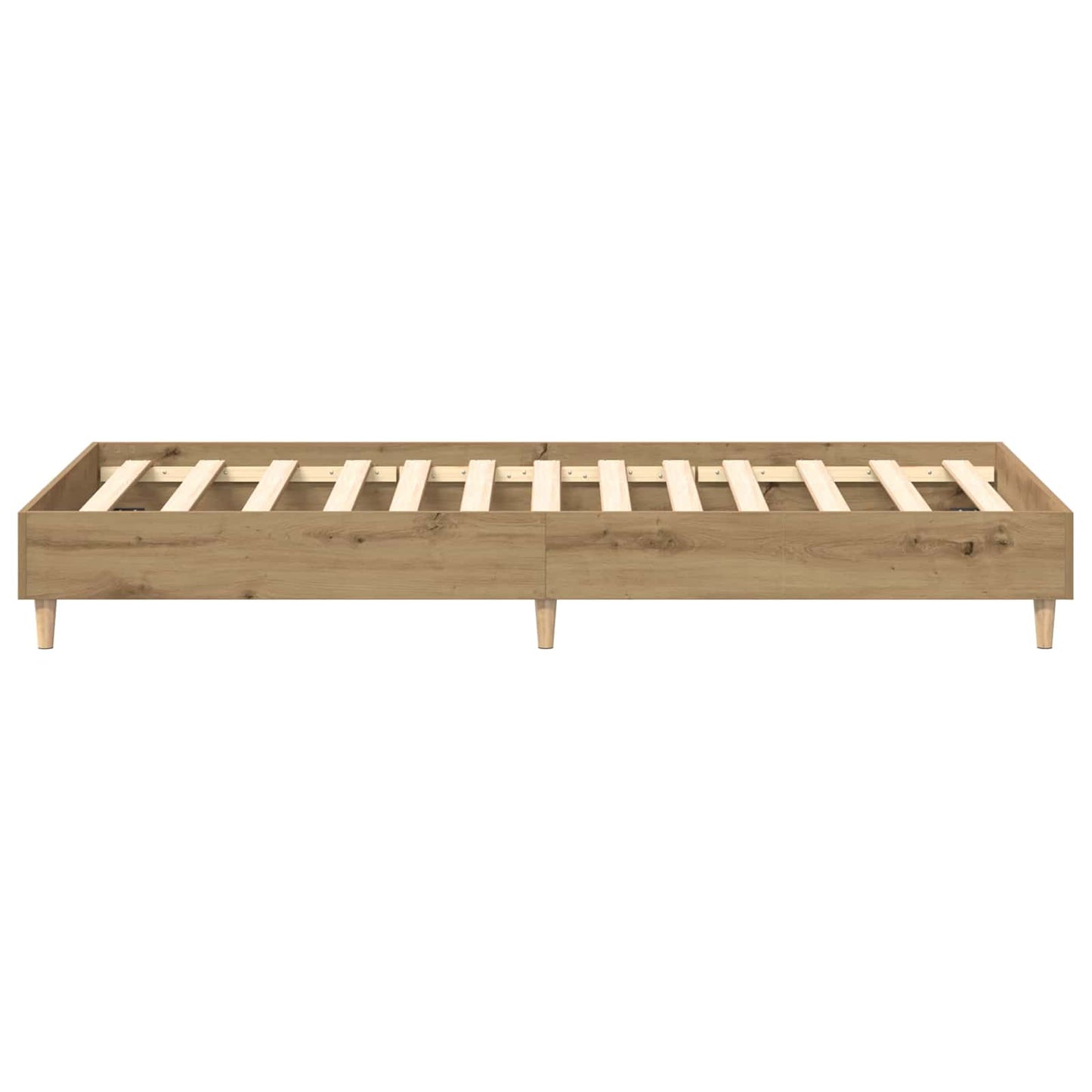 Bedframe Artisanaal eiken Bewerkt hout