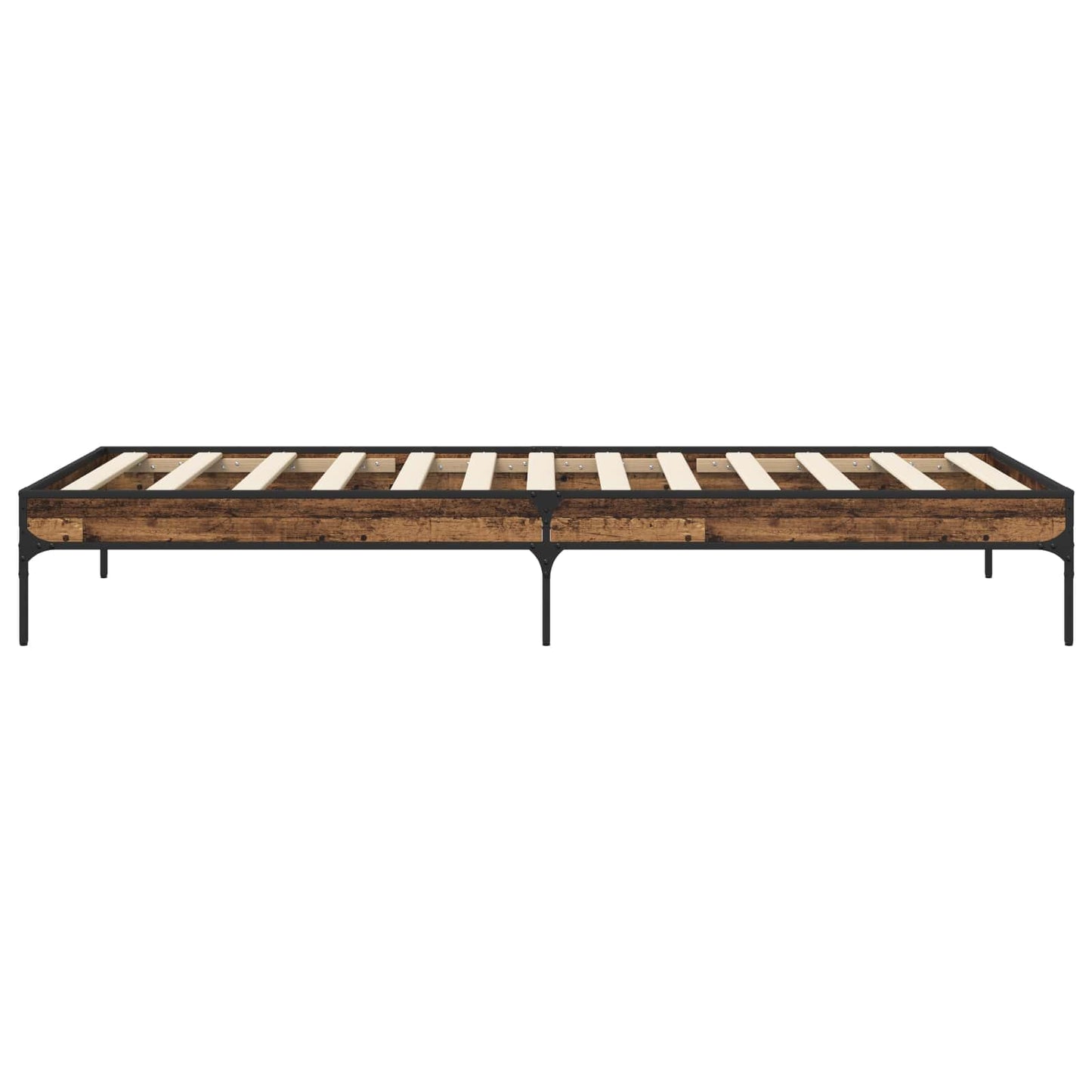 Bedframe Oud hout 80 x 200 cm Bewerkt hout is nu te koop bij PeponiXL, paradijselijk wonen!