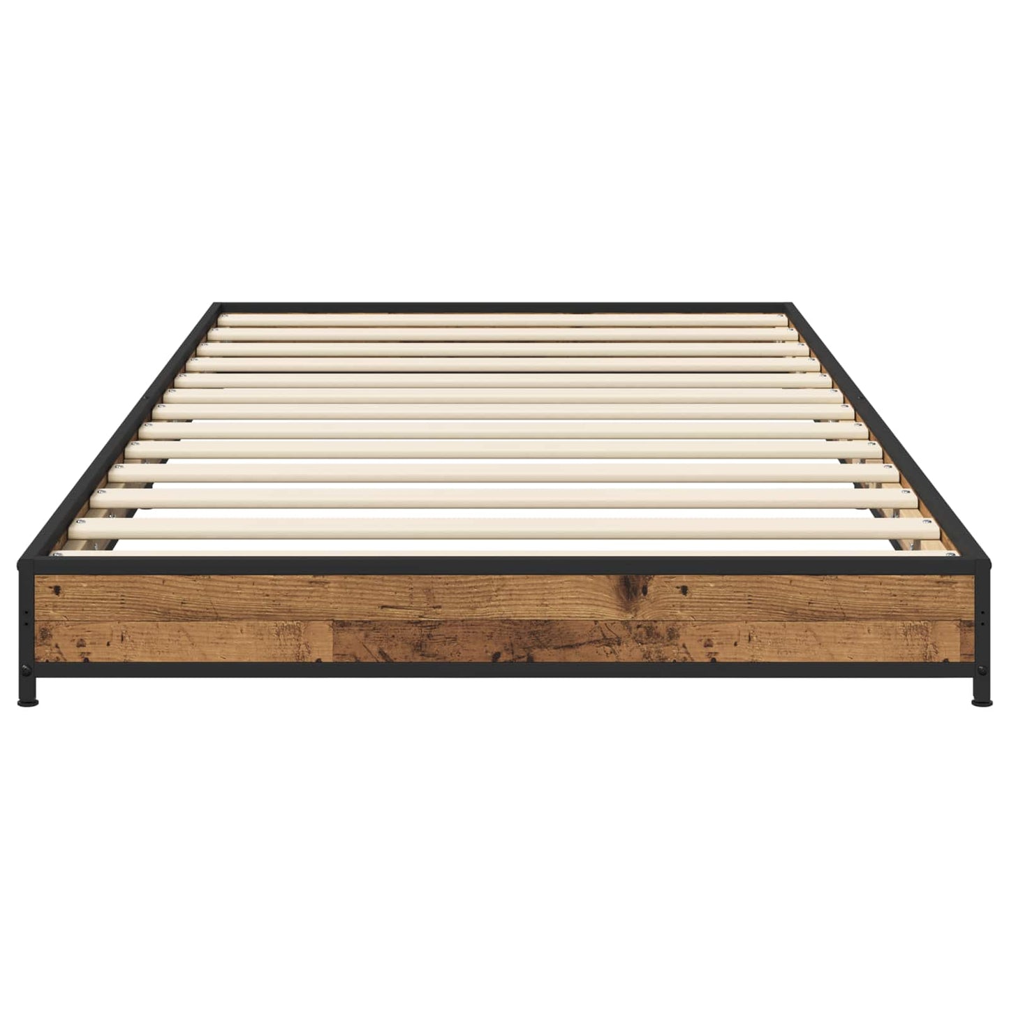 Bedframe Oud hout 80 x 200 cm Bewerkt hout is nu te koop bij PeponiXL, paradijselijk wonen!