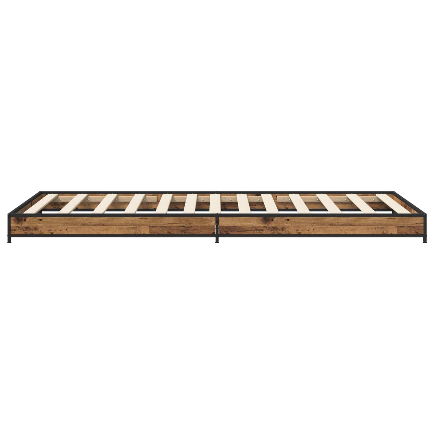 Bedframe Oud hout 80 x 200 cm Bewerkt hout is nu te koop bij PeponiXL, paradijselijk wonen!