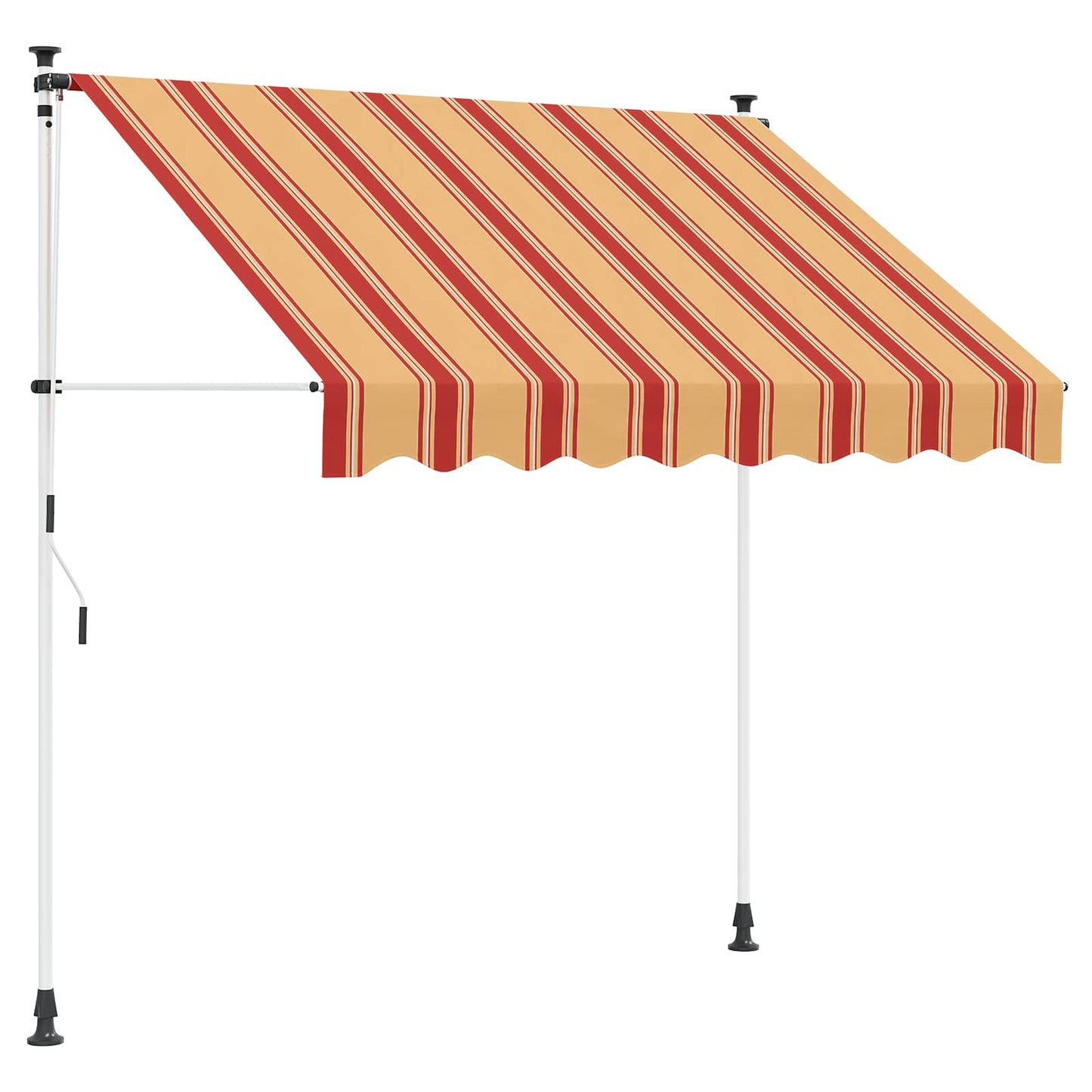 Handmatig uitschuifbare luifel Multikleur 250 x 115 x 300 cm is nu te koop bij PeponiXL, paradijselijk wonen!