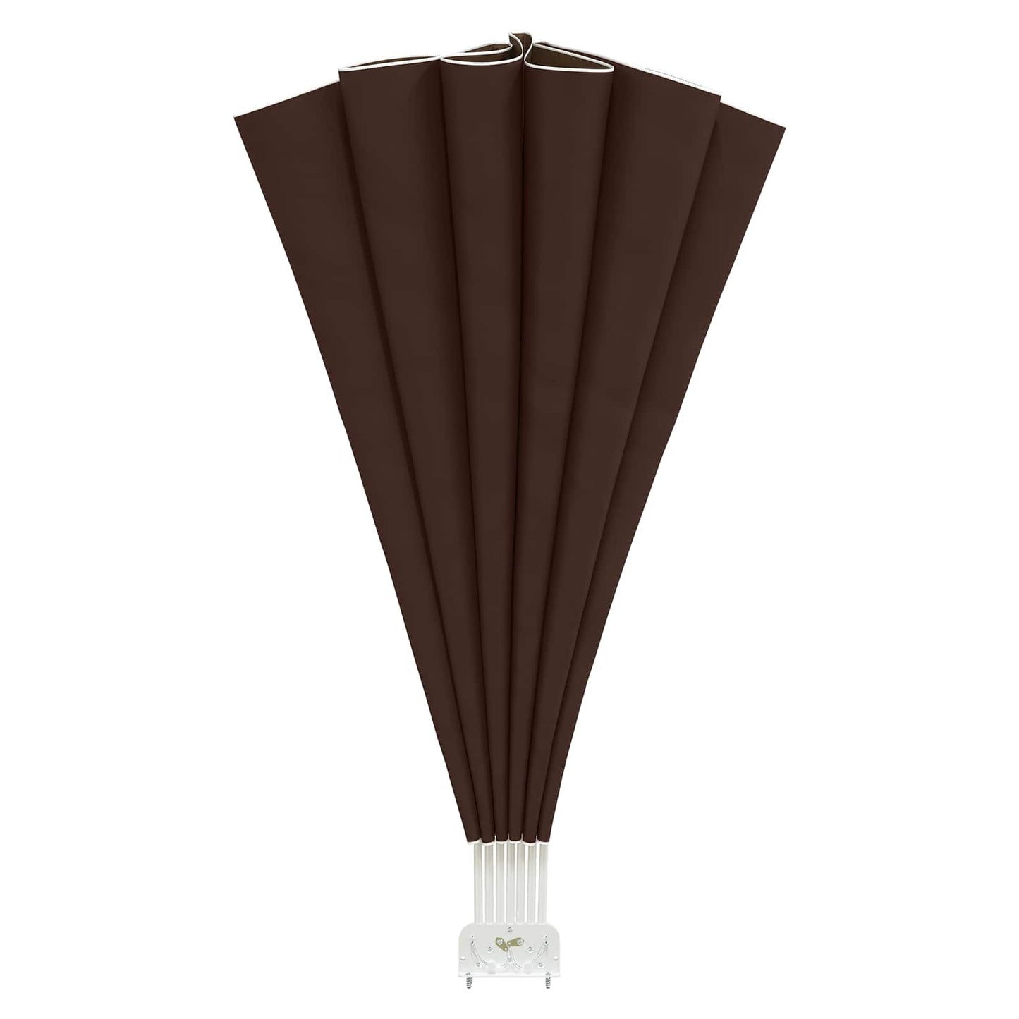 Balkon Privacy Scherm Ø 400 cm Polyester Bruin is nu te koop bij PeponiXL, paradijselijk wonen!