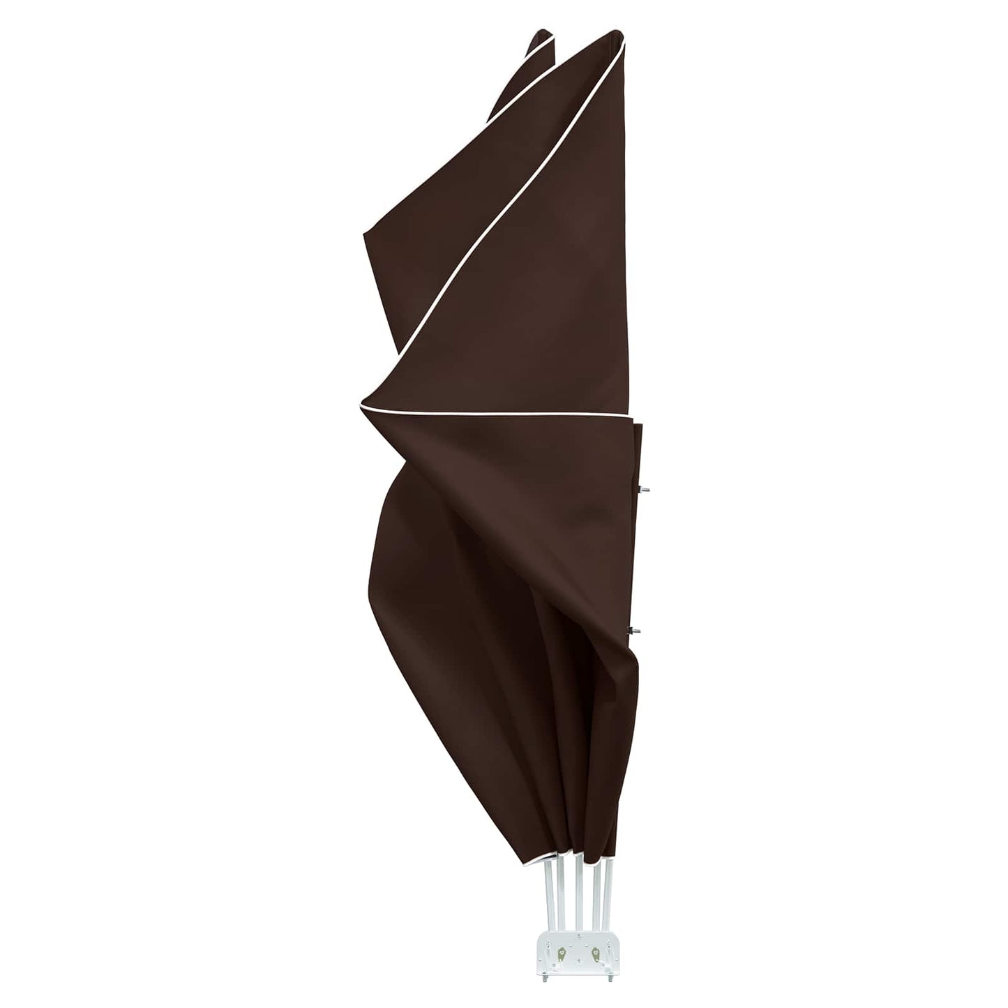 Balkon Privacy Scherm 200 x 400 cm Polyester Rechthoekig Bruin is nu te koop bij PeponiXL, paradijselijk wonen!