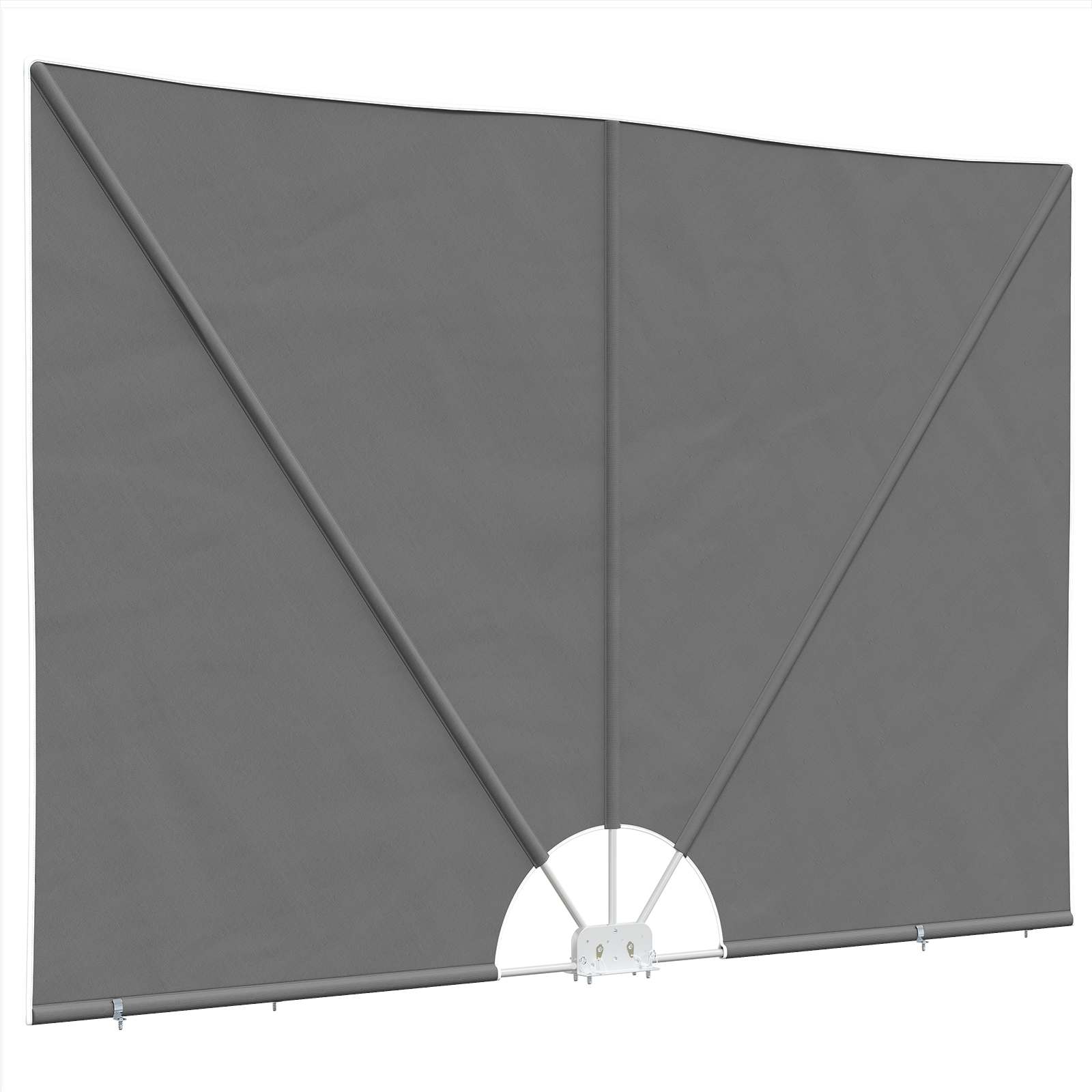 Balkon Privacy Scherm 200 x 300 cm Polyester Rechthoekig is nu te koop bij PeponiXL, paradijselijk wonen!