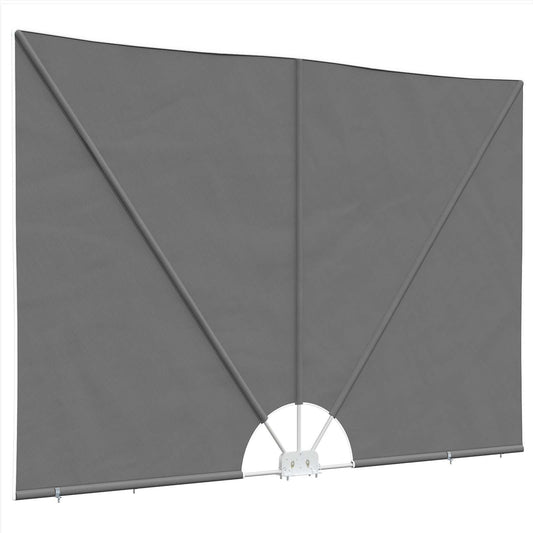 Balkon Privacy Scherm 200 x 300 cm Polyester Rechthoekig is nu te koop bij PeponiXL, paradijselijk wonen!