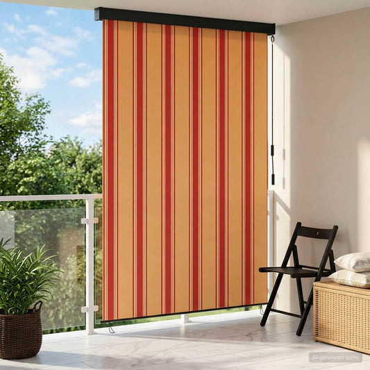 Rolgordijn Multikleur 100 x 250 cm Stof en Aluminium is nu te koop bij PeponiXL, paradijselijk wonen!