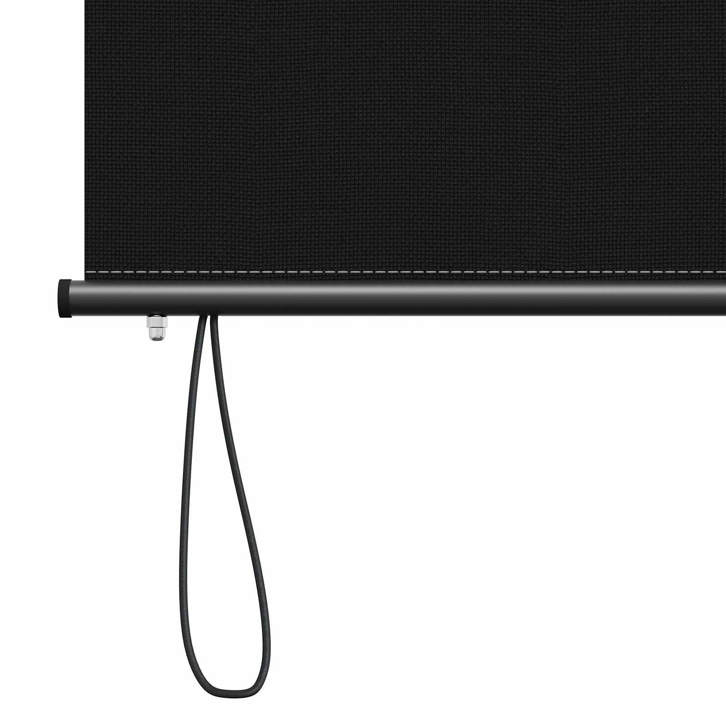 Rolgordijn Zwart 120 x 250 cm Stof en Aluminium is nu te koop bij PeponiXL, paradijselijk wonen!