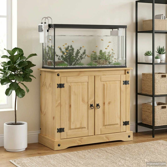 Aquarium Stand CORONA Bruin 81,5 x 37 x 73 cm 250 kg is nu te koop bij PeponiXL, paradijselijk wonen!