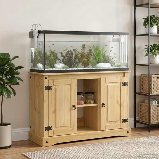 Aquarium Stand CORONA Bruin 101,5 x 37 x 73 cm 300 kg is nu te koop bij PeponiXL, paradijselijk wonen!