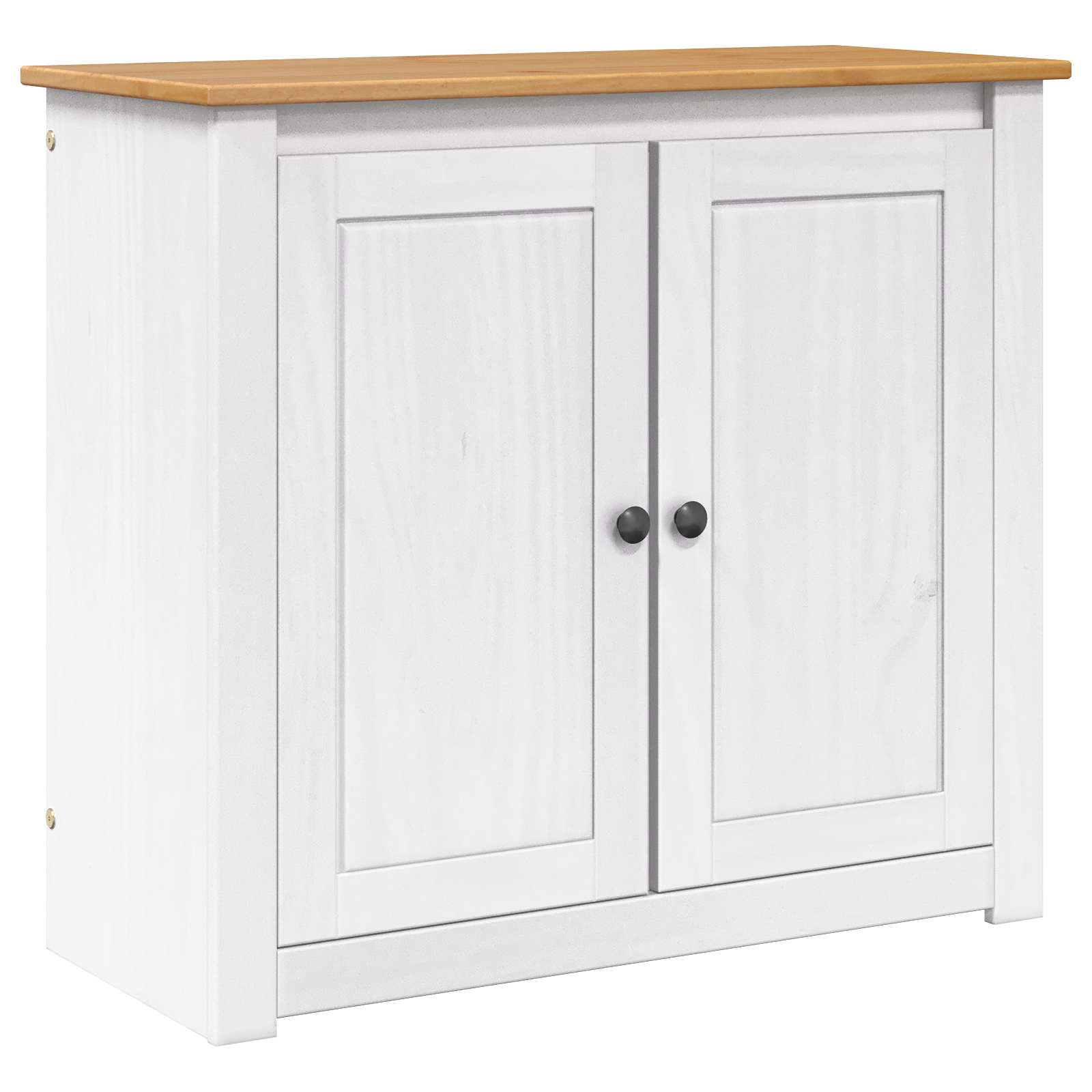 Aquarium Stand PANAMA Wit en Bruin 81 x 36 x 73 cm 250 kg is nu te koop bij PeponiXL, paradijselijk wonen!