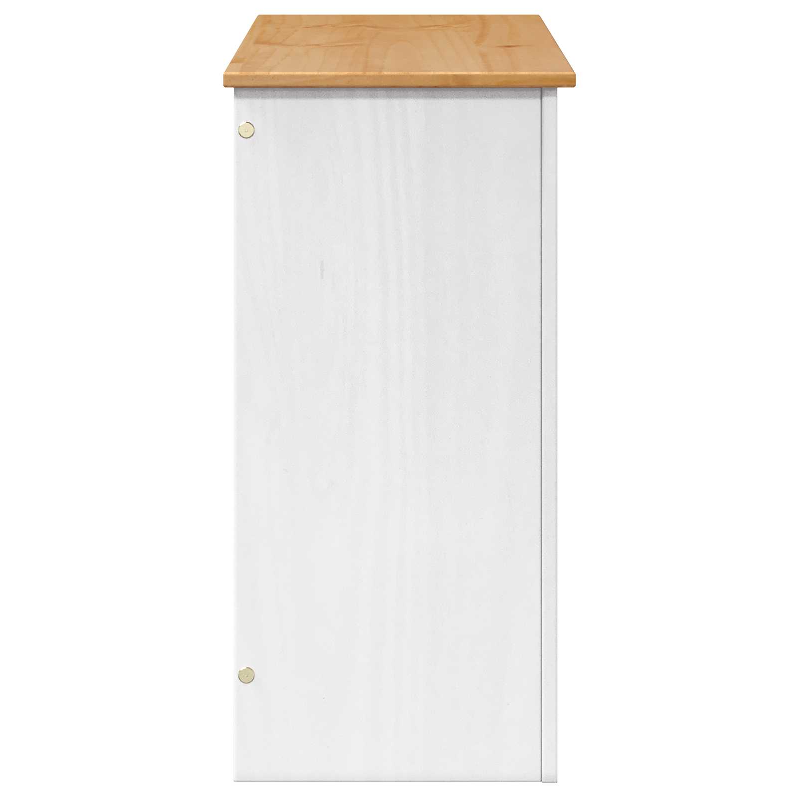 Aquarium Stand PANAMA Wit en Bruin 81 x 36 x 73 cm 250 kg is nu te koop bij PeponiXL, paradijselijk wonen!
