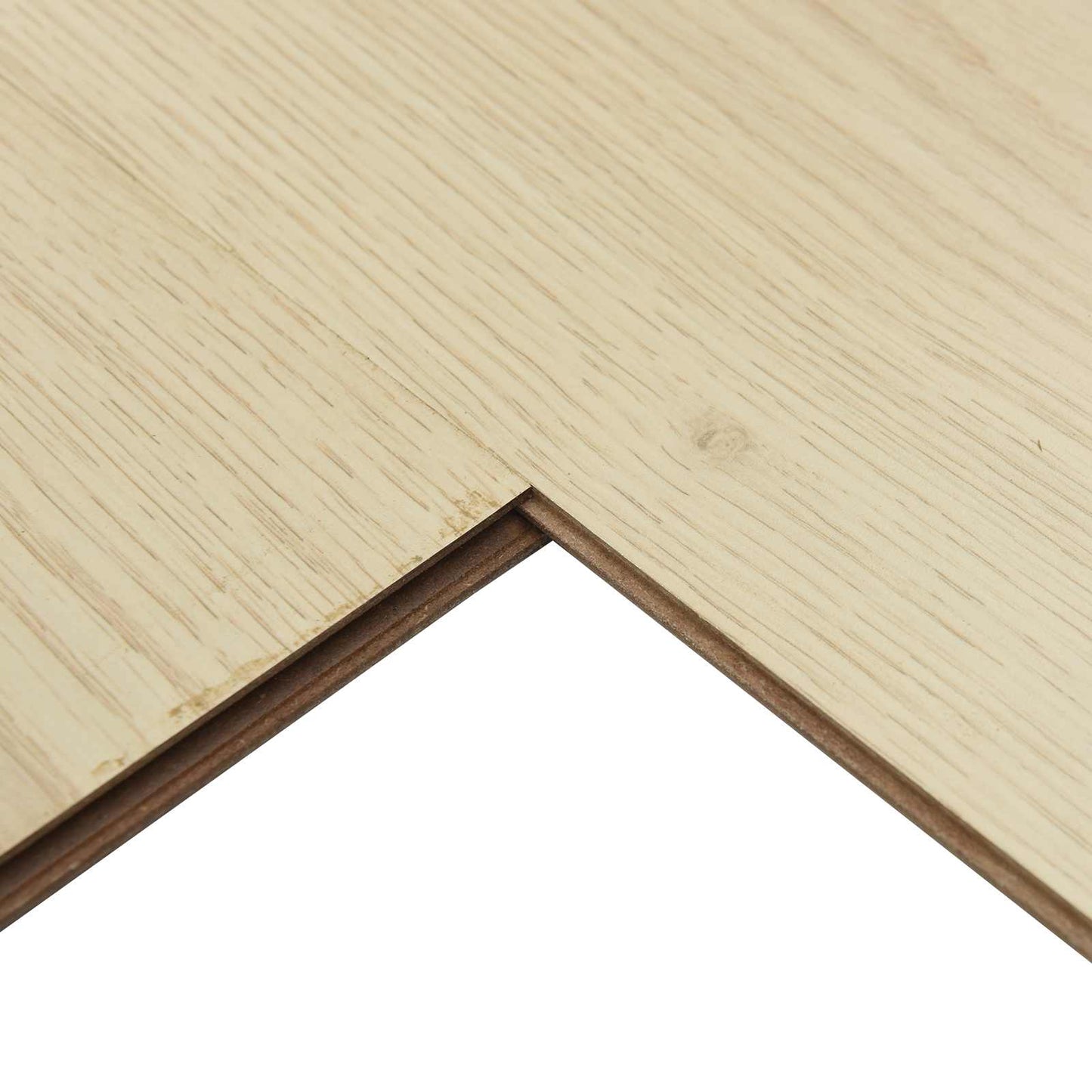 Laminaatvloer 15 pcs Zacht Beige 101 x 20 x 0,8 cm Bewerkt hout