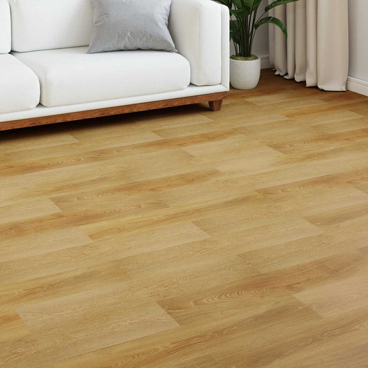 Laminaatvloer 15 pcs Goudbruin 101 x 20 x 0,8 cm Bewerkt hout is nu te koop bij PeponiXL, paradijselijk wonen!