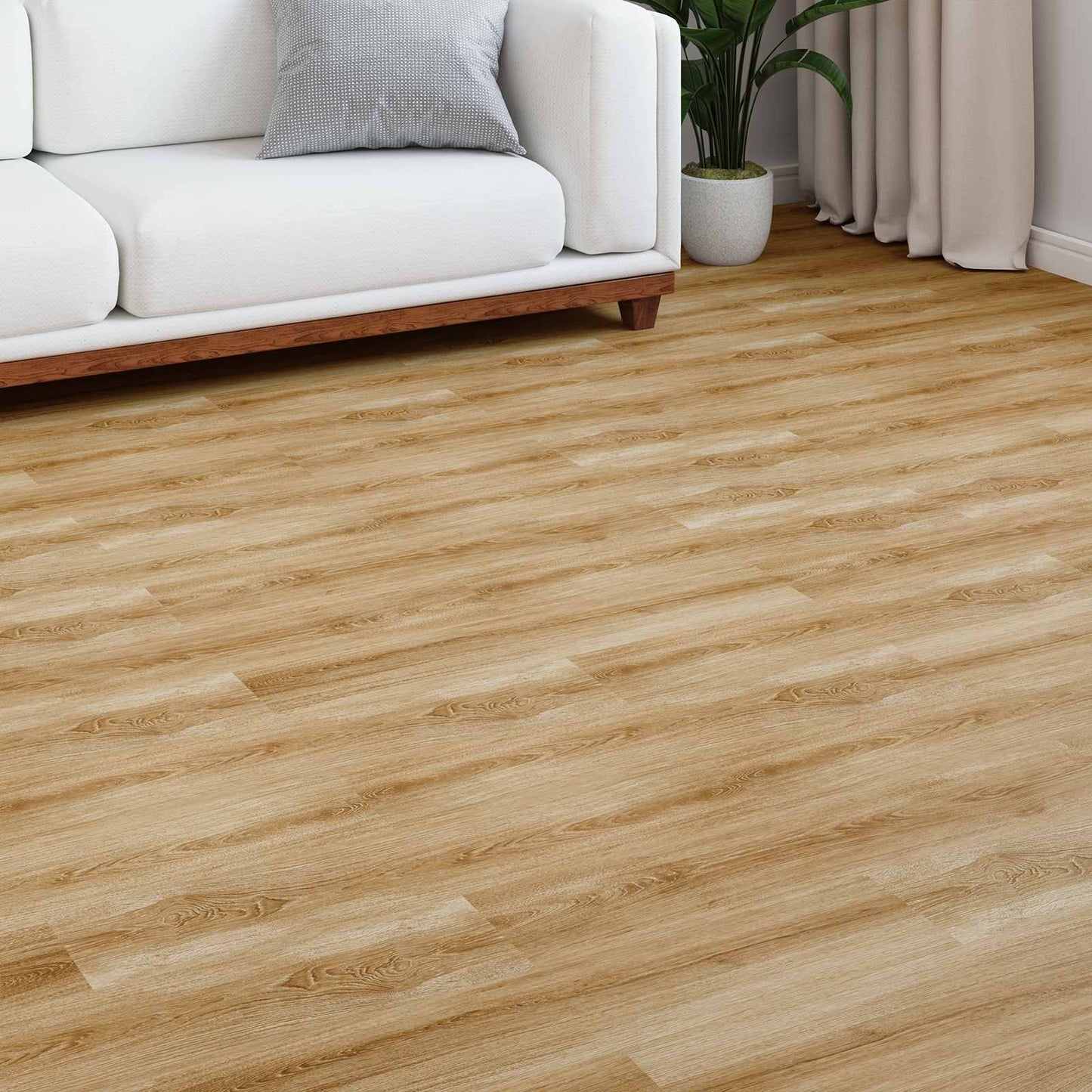 Laminaatvloer 15 pcs Rustiek bruin 101 x 20 x 0,8 cm
